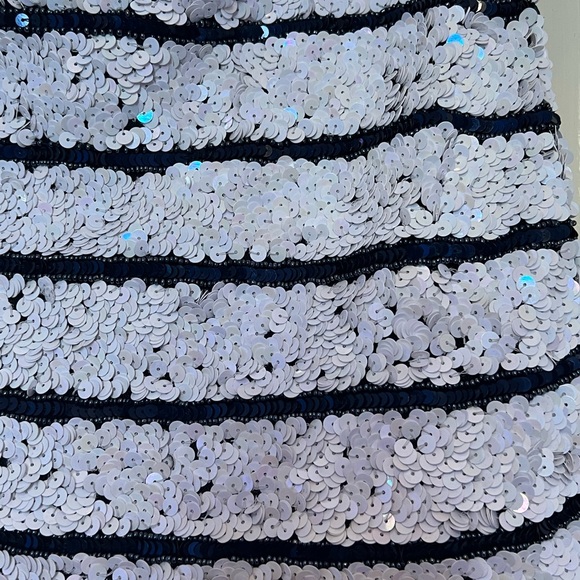 Gryphon Striped Sequin Miniskirt Size S - Picture 3 of 6